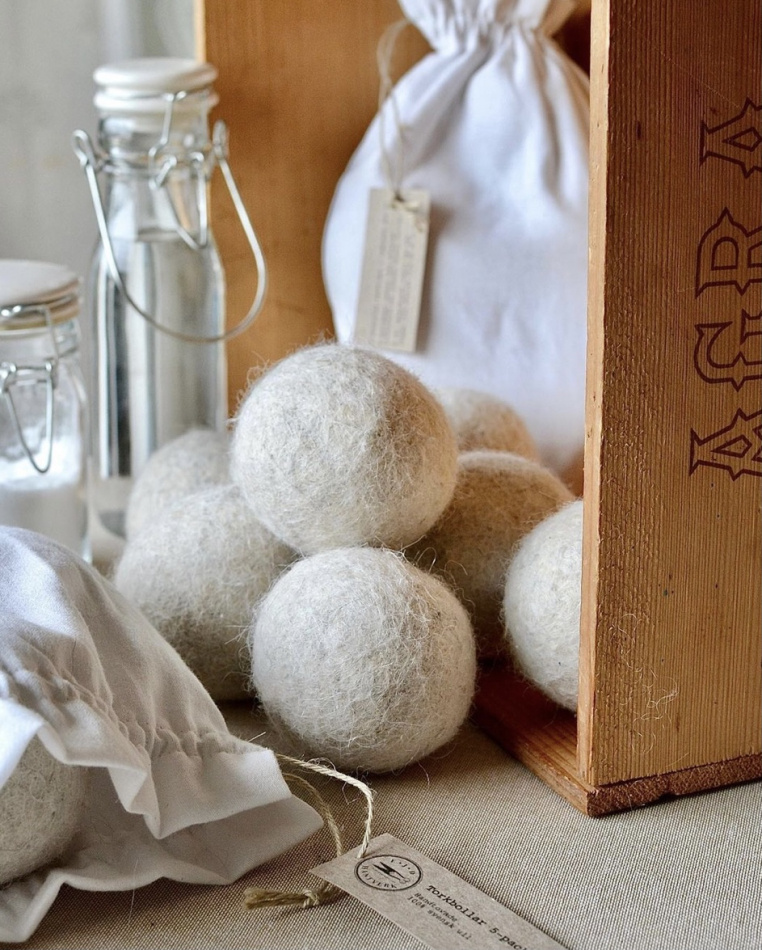 Torkbollar av ull till torktumlaren  4