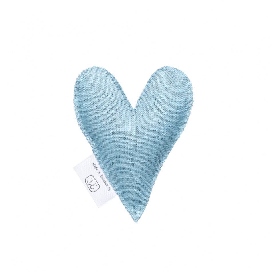 Lavendelhjärta Petrol blå