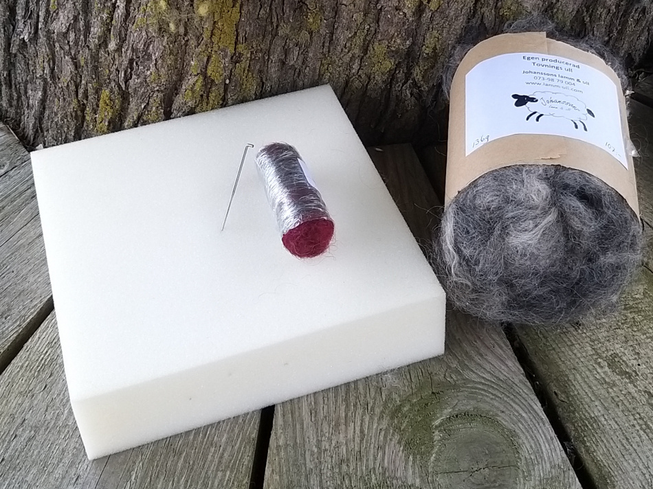 Diy kit grytlapp röd