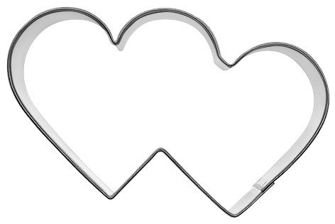 Två hjärtan 8,5 cm