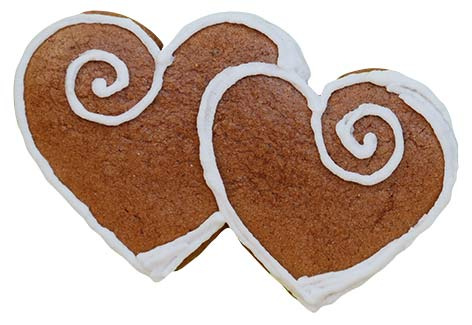 Två hjärtan 8,5 cm