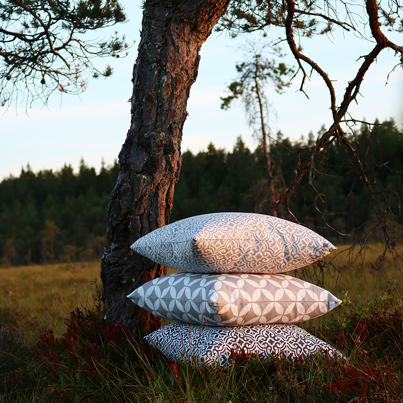 Kuddfodral Marrakech Mörkrå 2