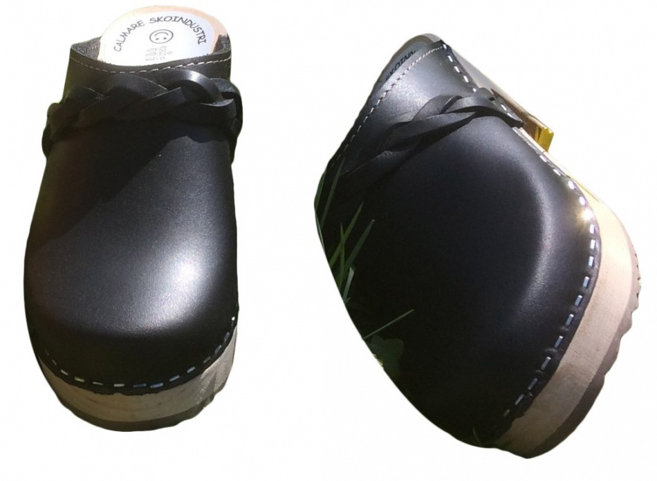 Träskor Christina low svart