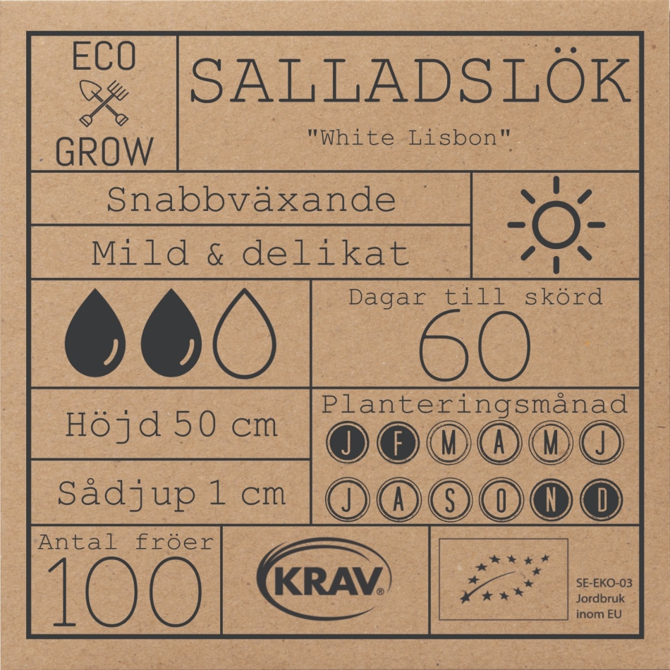 Salladslök - White Lisbon