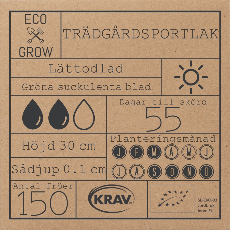 Trädgårdsportlak Fröer Online - Gröna Blad