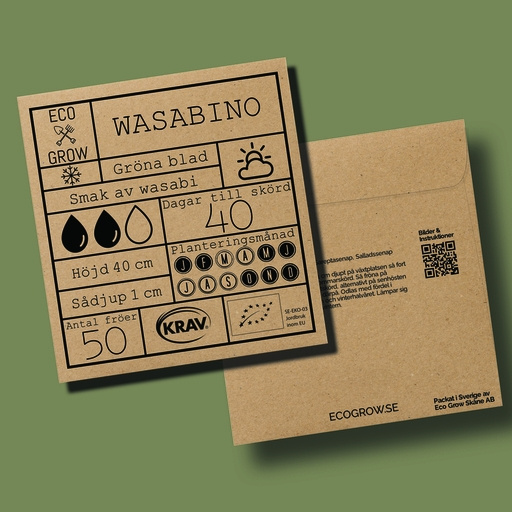 Wasabino Ekologiska Fröer Online