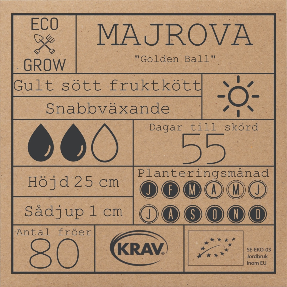 Majrova - Golden Ball Fröer Online - Rotfrukt