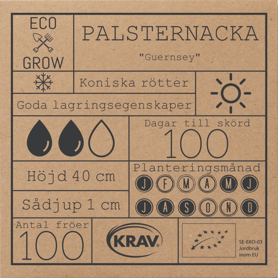 Palsternacka - Guernsey Fröer Online - Rotfrukt