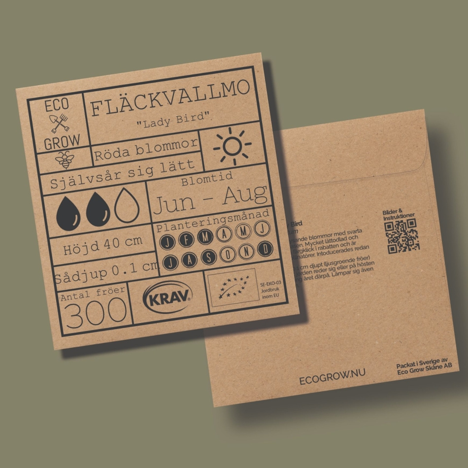 Fläckvallmo - Lady Bird Ekologiska Fröer Online