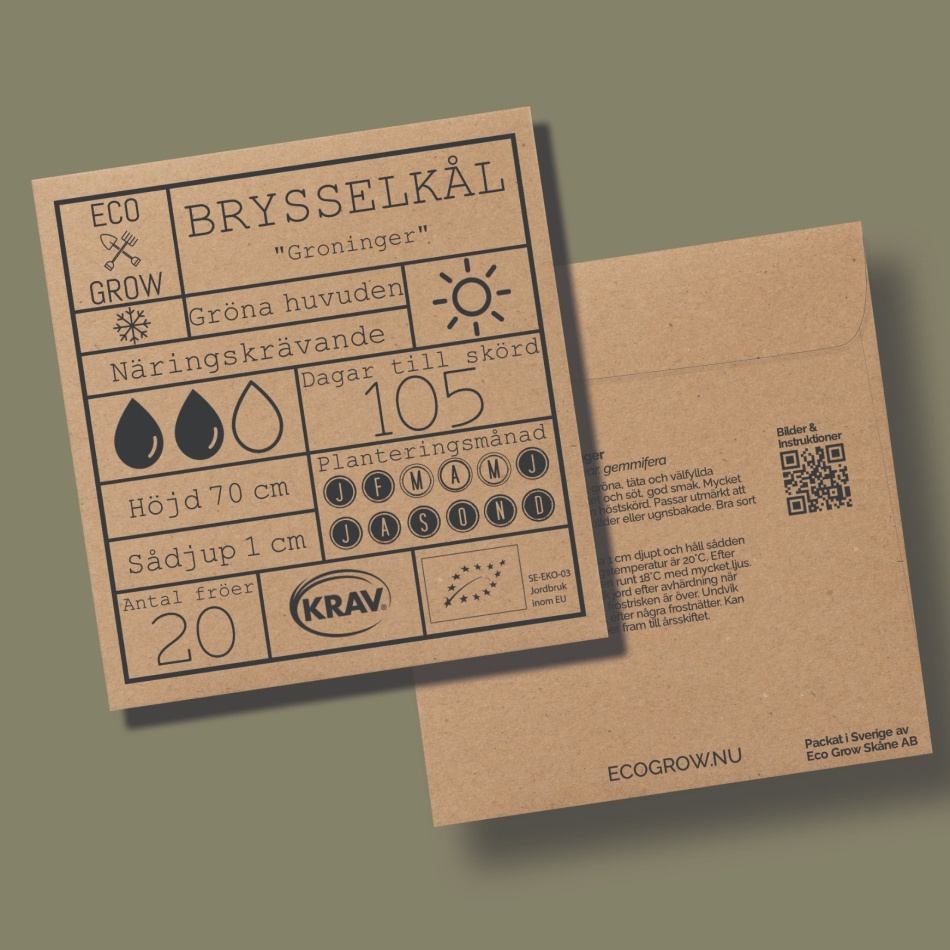 Brysselkål - Groninger Ekologiska Fröer Online