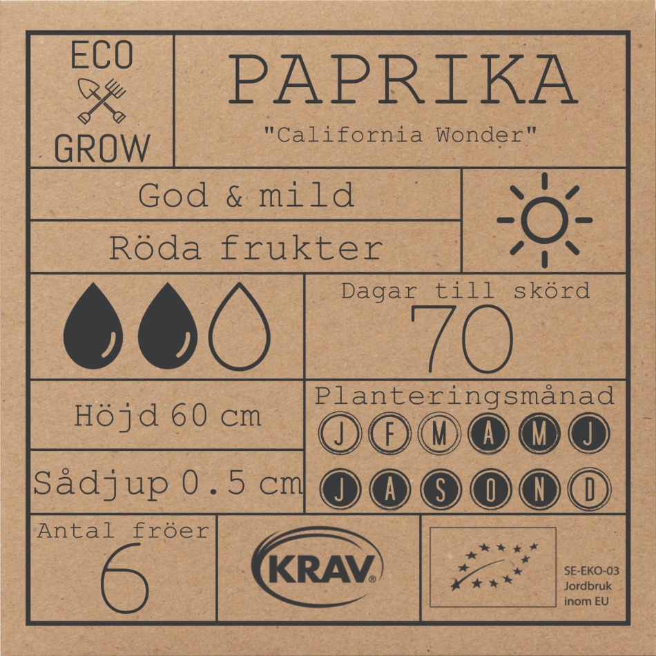 Paprika - California Wonder