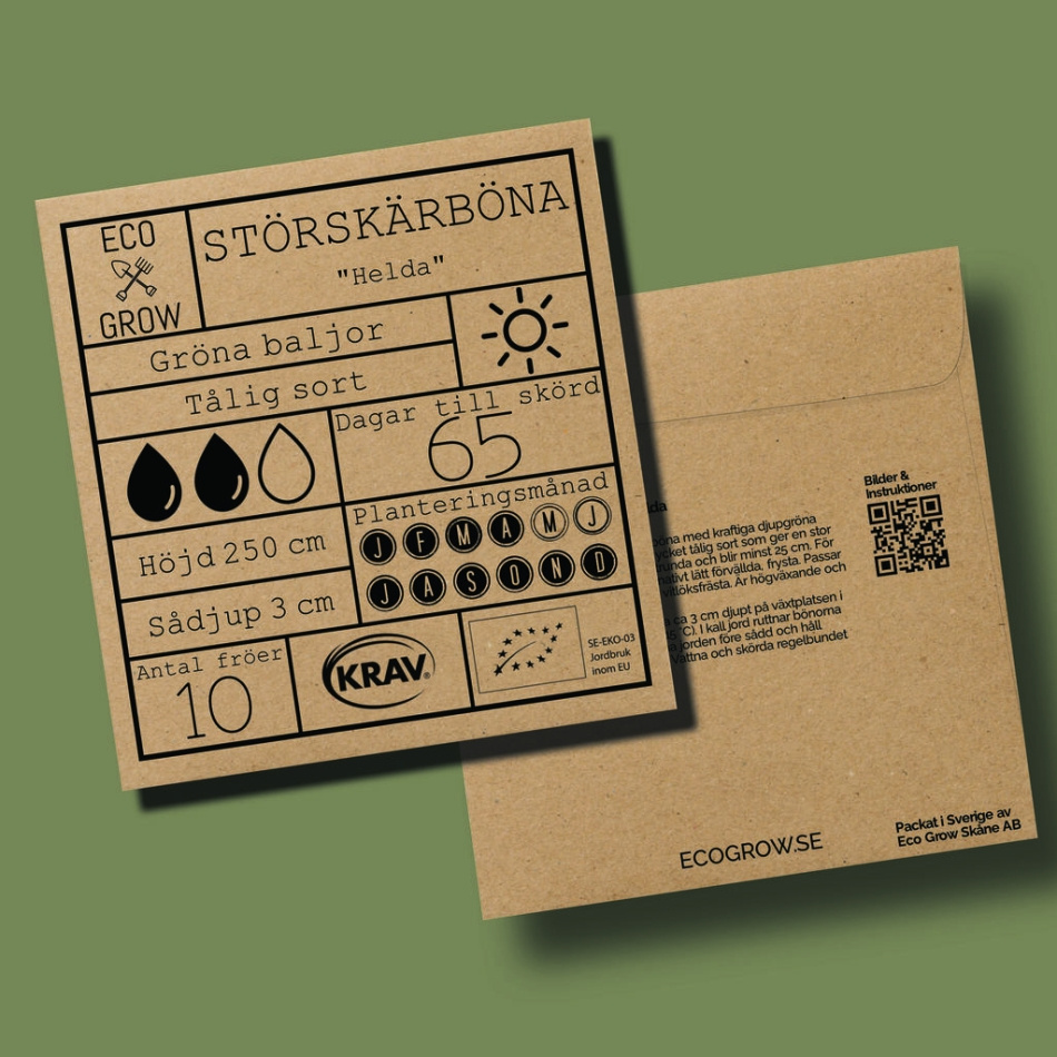 Störskärböna - Helda Ekologiska Fröer Online