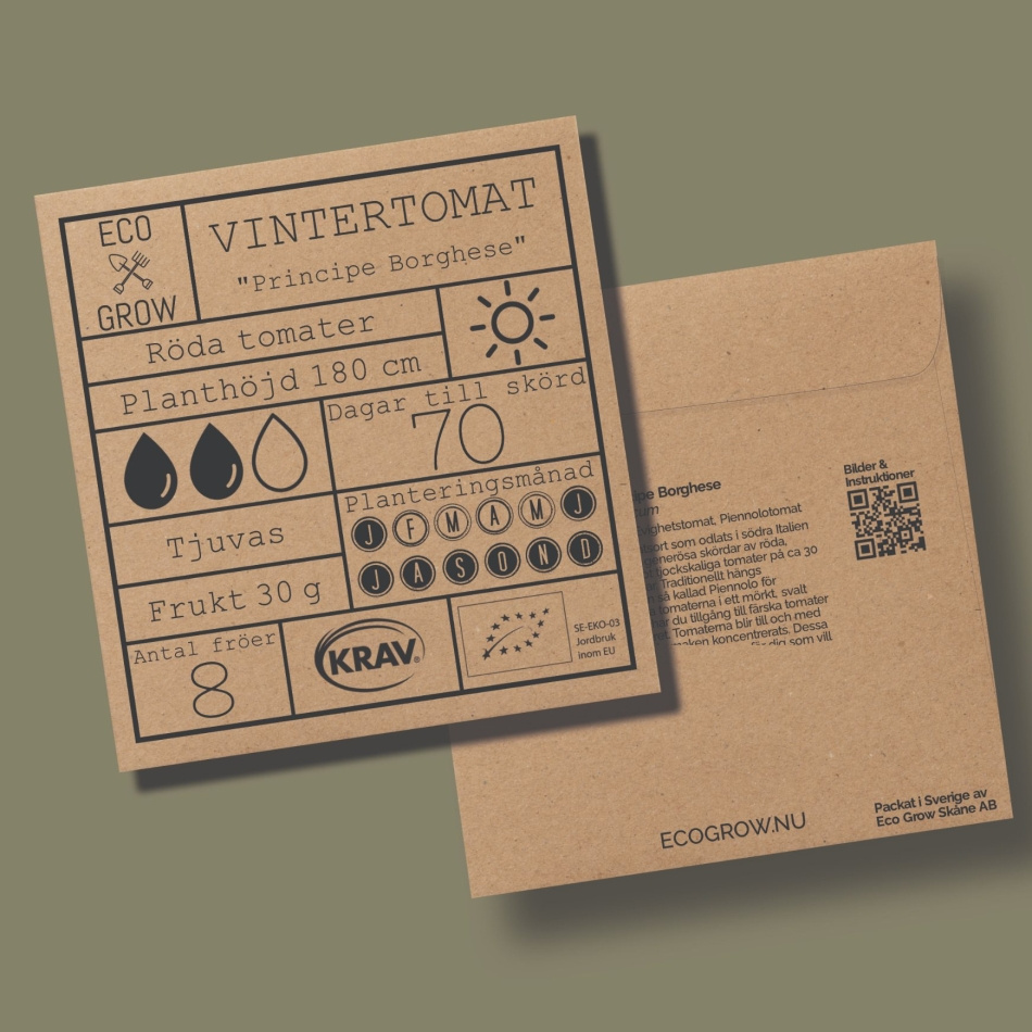 Vintertomat - Principe Borghese Ekologiska Fröer Online