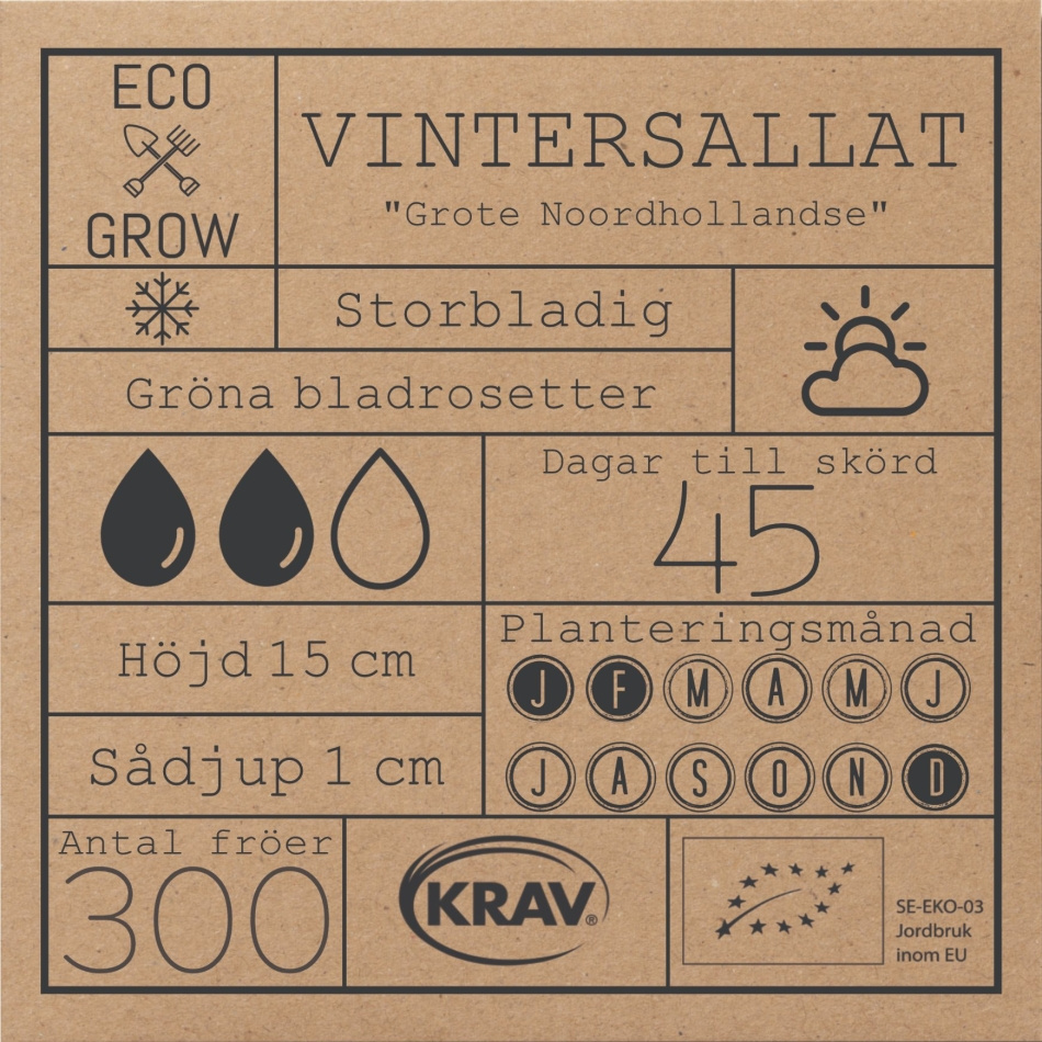 Vintersallat - Grote Noordhollandse