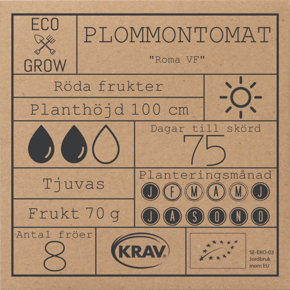 Plommontomat - Roma VF