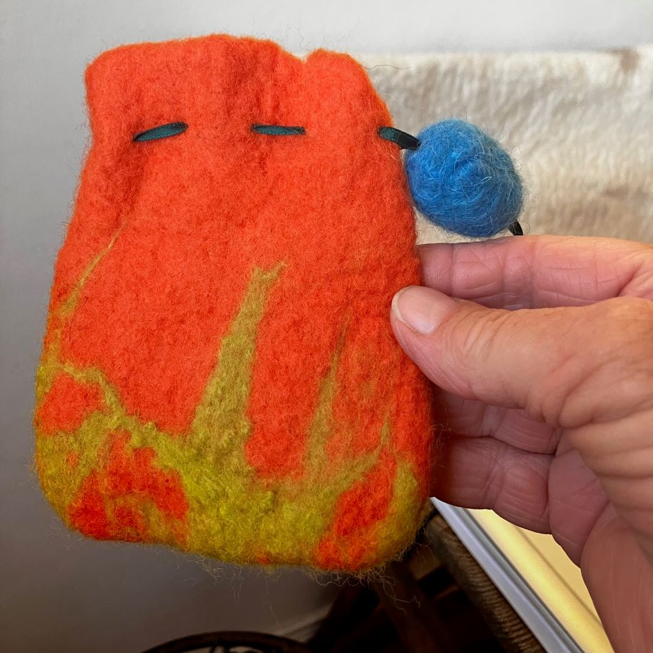 Liten förvaringspåse i ull