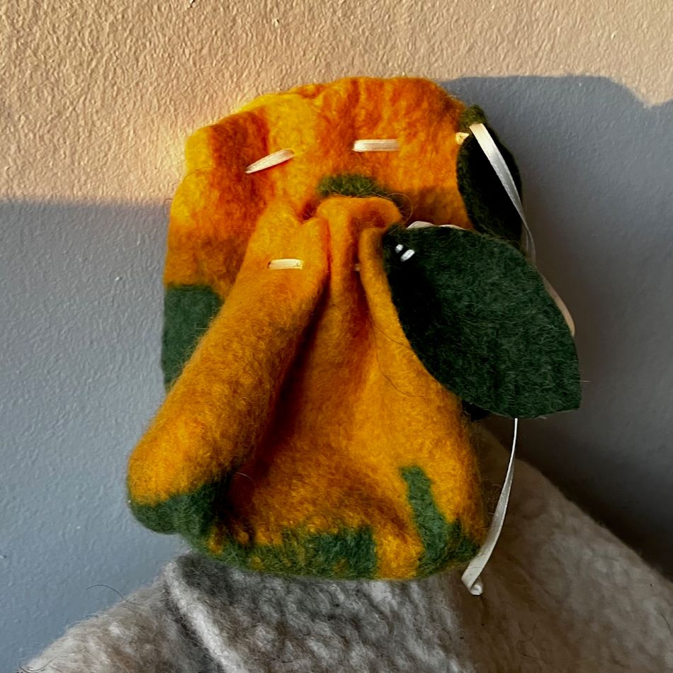 Tovad liten påse - gul