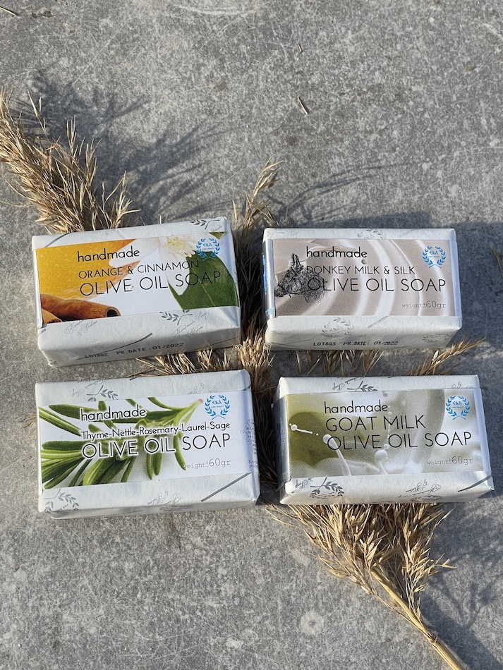 Grekisk olivtvål med apelsin och kanel plus 4 