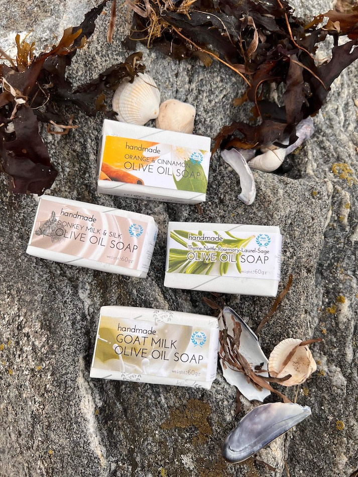 Grekisk olivtvål med bergsörter 