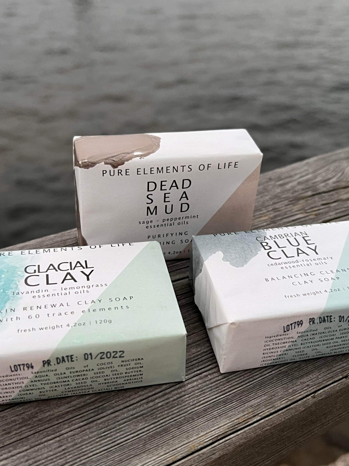 Tvål & Schampobar i ett med döda havslera 120 gram