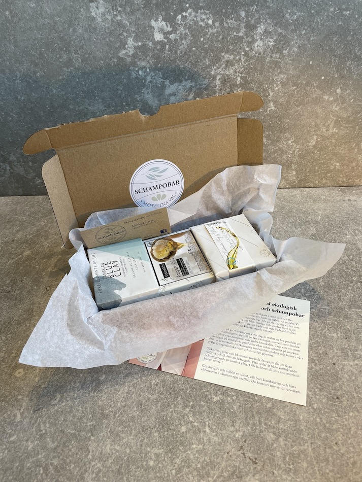 Naxos – Tvål & Presentask med 3 st Grekiska olivtvålar