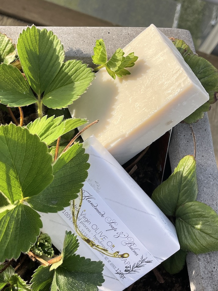 Grekisk handgjord ekologisk olivtvål 120 gram