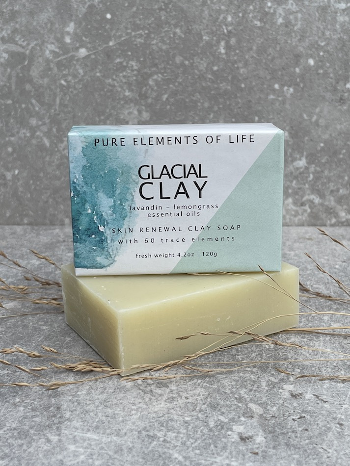 Santorini – Tvål & Presentask med Tvålfat i trä & 4 st Grekiska olivtvålar/schampobar