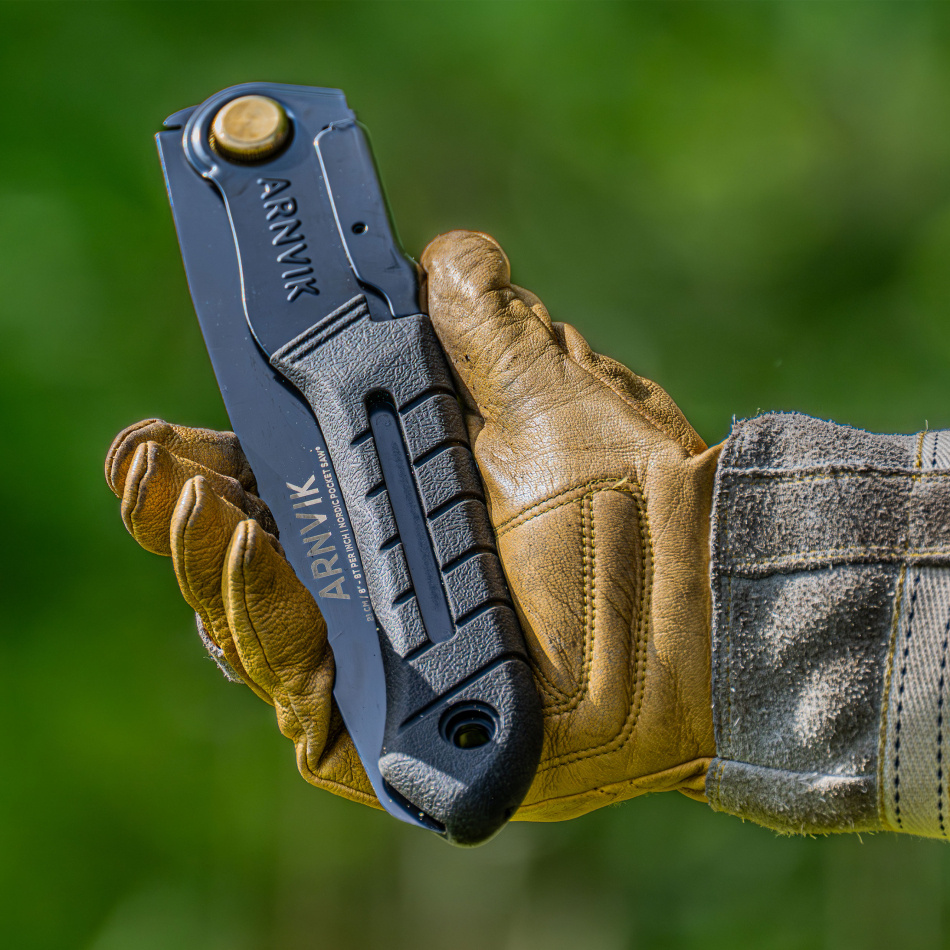 Hopfällbar Såg för Beskärning av Grenar - ARNVIK - Nordic Pocket Saw