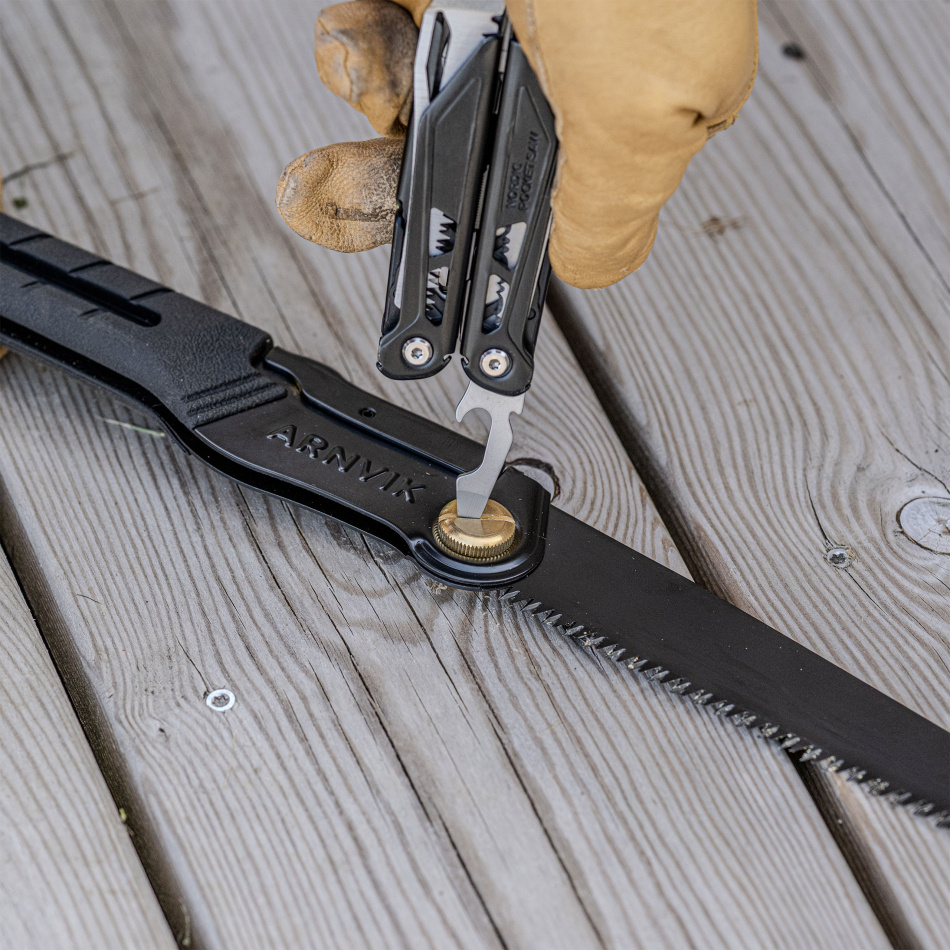 Hopfällbar Såg för Beskärning av Grenar - ARNVIK - Nordic Pocket Saw