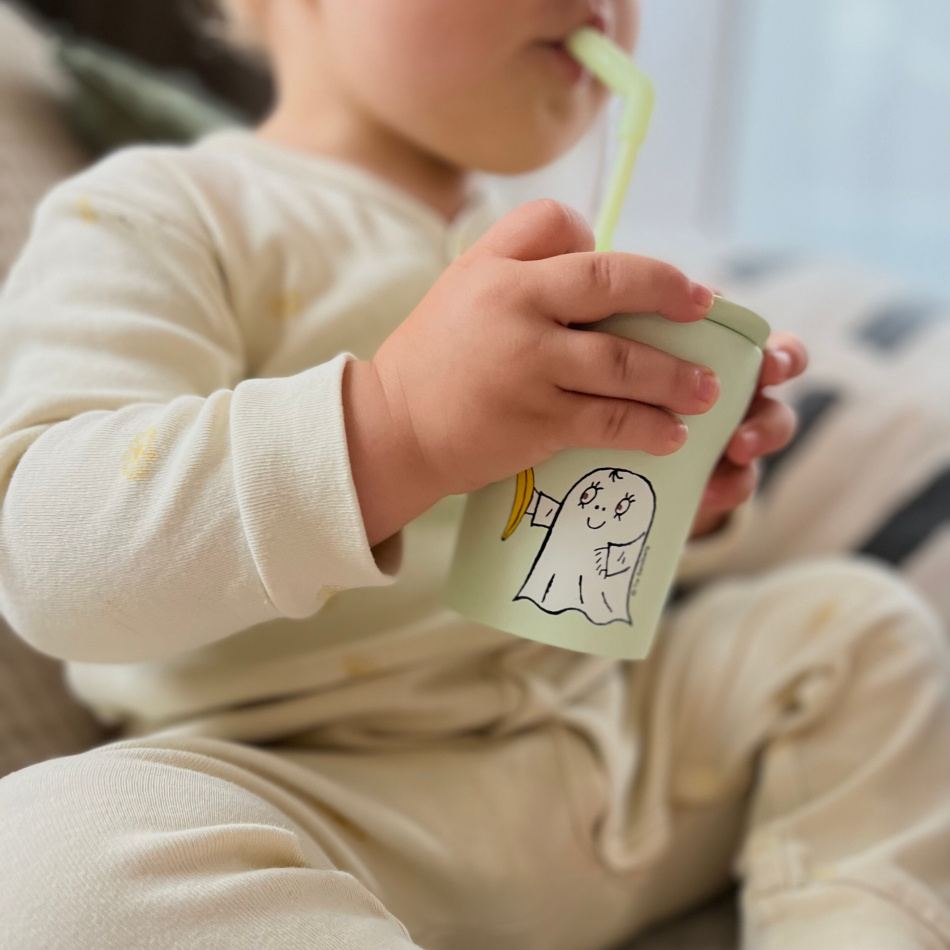 Spöket Laban 1-2-3 Sip! Barnmugg - Keylime