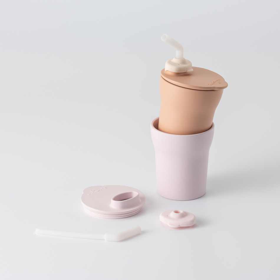 1-2-3 Sip! Cup 2-pack - Cotton Candy/Toffee