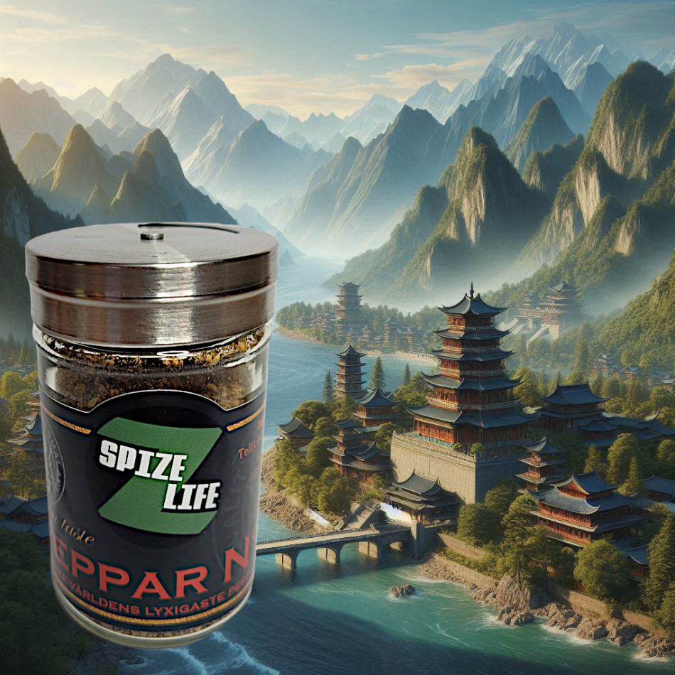 Pepparmix med Tellicherry och sichuan