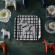 bricka/kakfat SWEDISH HORSEPOWER svartrutig 20x20 cm bricka/kakfat SWEDISH HORSEPOWER svartrutig 20x20 cm
